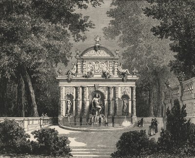 Grotto of Marie de Medici at Luxembourg (engraving) by European School