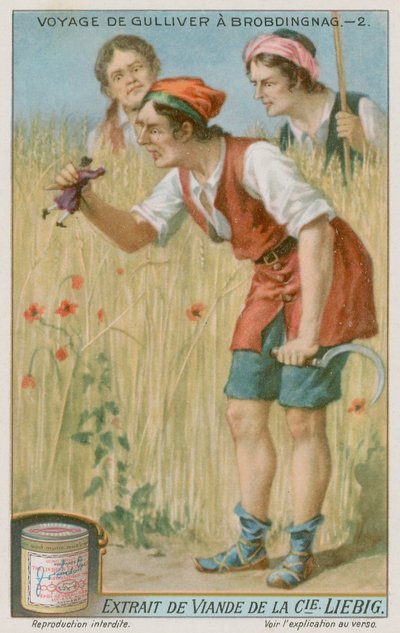 Gulliver is Found by a Huge Farmer by European School