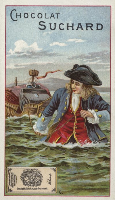 Gulliver Towing a Ship by European School