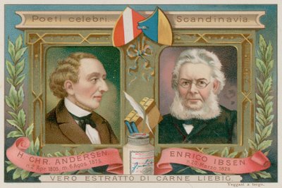 Hans Christian Andersen and Ibsen by European School