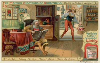Hans Sachs in His Workshop by European School