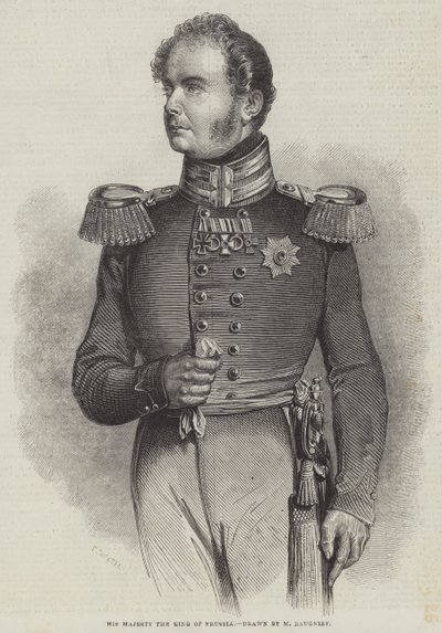 His Majesty the King of Prussia (engraving) by European School
