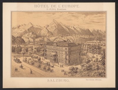 Hotel Trade Card by European School