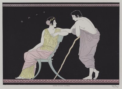 Illustration from Ancient Greek Pottery by European School