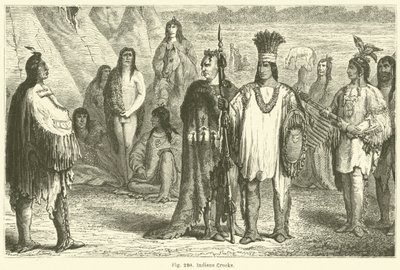 Creek Indians by European School