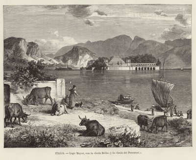 Lake Maggiore, with the Isola Bella and Isola dei Pescatori by European School