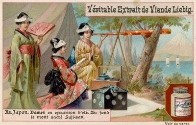 Japanese Women at the Foot of Suji-San by European School