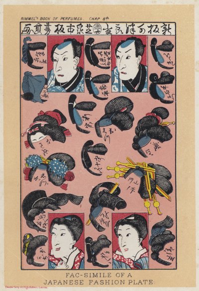 Japanese Fashion Plate by European School