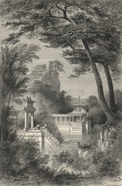 Modern Chinese Garden by European School