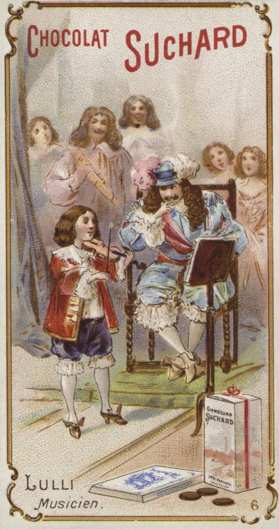 Jean-Baptiste Lully, French musician and composer, as a child by European School