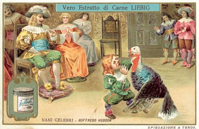 Jeffrey Hudson, English court dwarf and jester at the court of King Charles I and Queen Henrietta Maria by European School