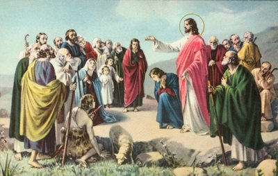 Jesus Christ Delivering the Sermon on the Mount by European School