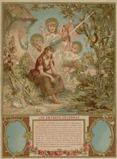 Joan of Arc as a child by European School