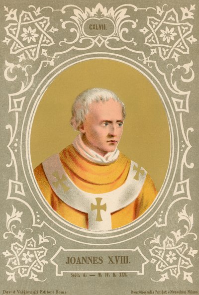 Joannes XVIII by European School