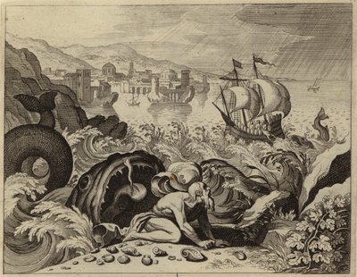 Jonah and the whale by European School