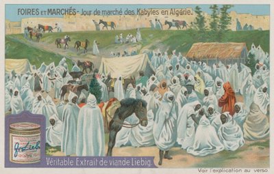Kabyle Market Day in Algeria by European School