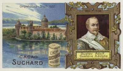 King Gustavus Adolphus of Sweden and Gripsholm Castle, Mariefred by European School