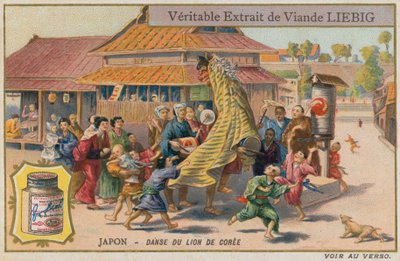 Korean lion dance in Japan by European School