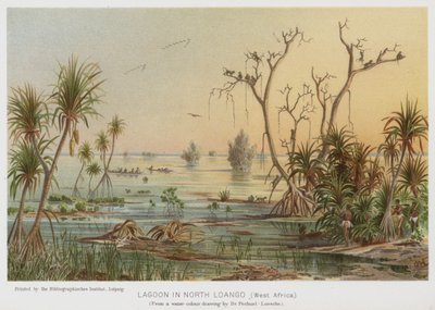 Lagoon in North Loango, West Africa by European School