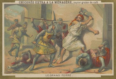 Le Grand Ferre, French hero of the Hundred Years War by European School