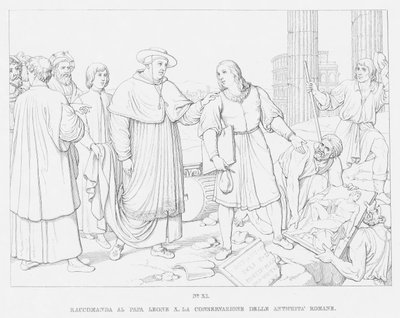 Life of Raphael (engraving) by European School