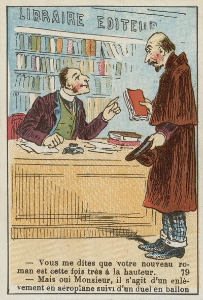 Literary Cartoon by European School