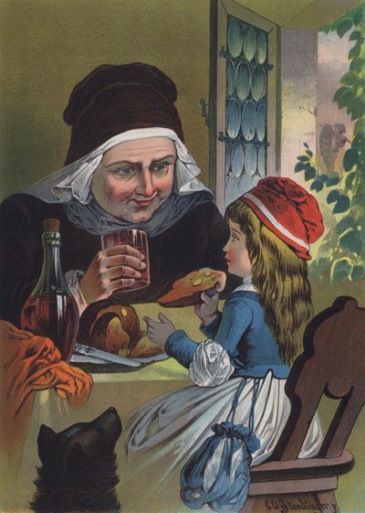 Little Red Riding Hood by European School