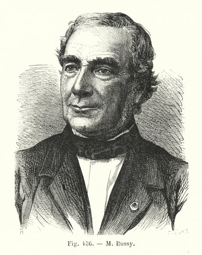 M Bussy (engraving) by European School