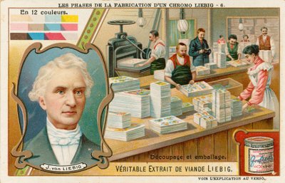 Making a Liebig Chromolithograph by European School