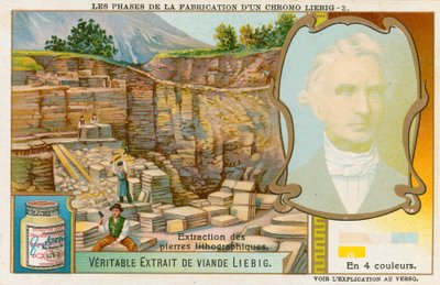 Making a Liebig Chromolithograph by European School
