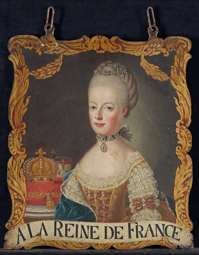 Marie Antoinette sign, after 1774 by European School