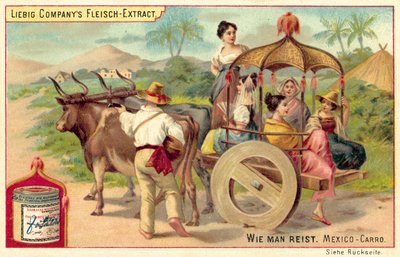Mexican cart by European School