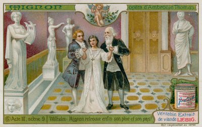 Mignon, Lothario and Wilhelm by European School