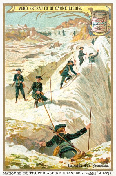 On a glacier by European School