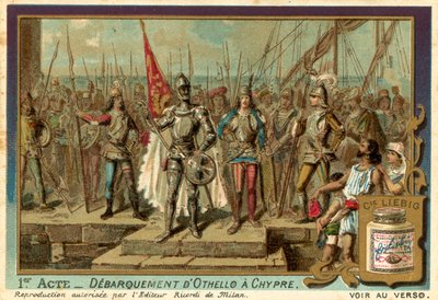 Othello Lands in Cyprus by European School