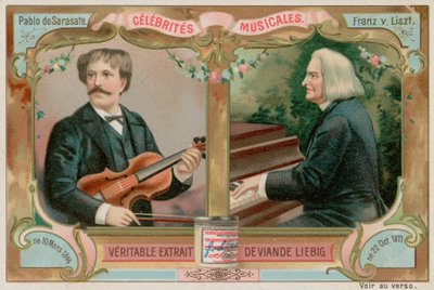 Pablo de Sarasate and Liszt by European School