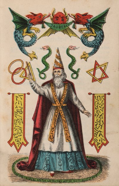 Page from the Magical Book by European School