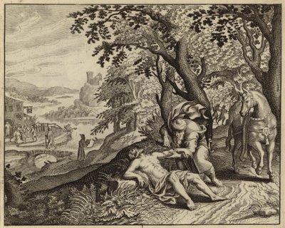 Parable of the Good Samaritan by European School
