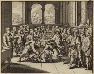 Parable of the Wedding Feast by European School