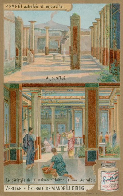 Peristyle (colonnade) in the House of Holconius by European School
