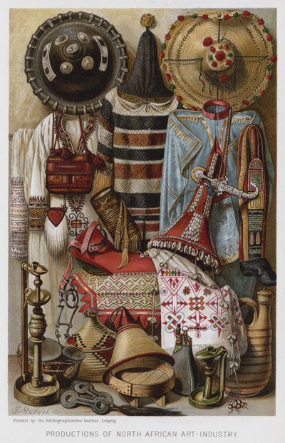 Productions of North-African Art-Industry by European School