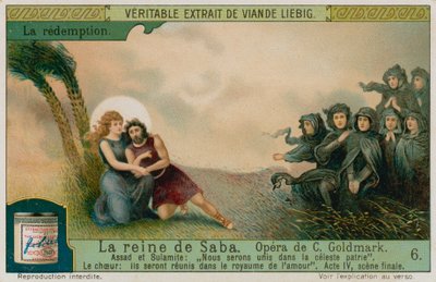Reunion of Sulamith and Assad in the desert by European School