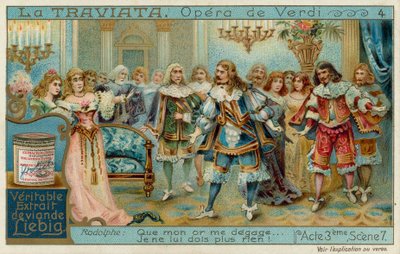 Rodolphe Throws His Winnings at Violetta