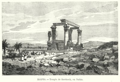 Roman Kiosk of Qertassi, Nubia by European School