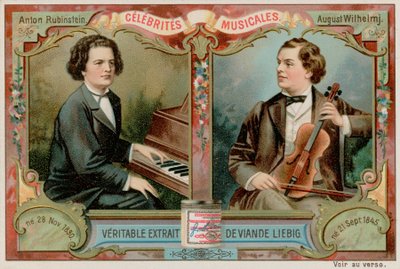 Rubinstein and Wilhelmj by European School