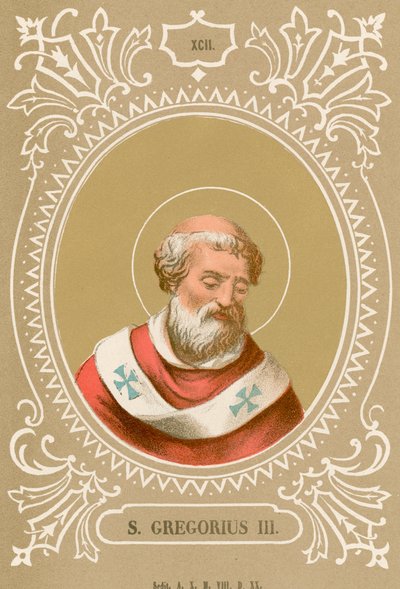 S Gregorius III by European School
