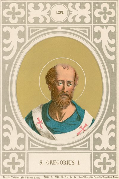 Saint Gregory I by European School