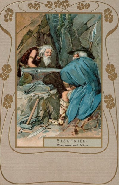 Siegfried, Wanderer and Mime by European School