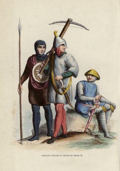 English Soldiers of the Reign of Henry III by European School
