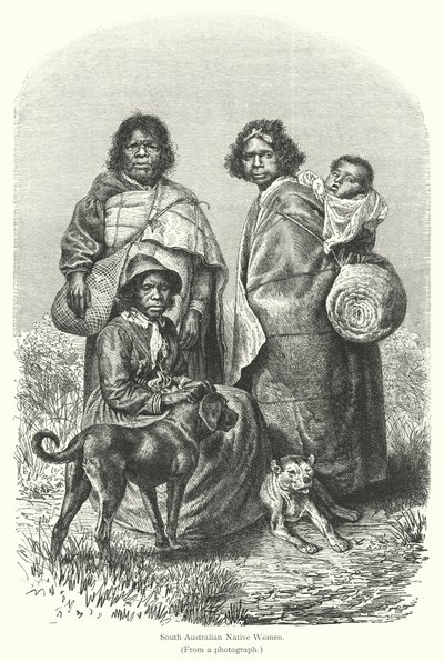 South Australian Native Women by European School